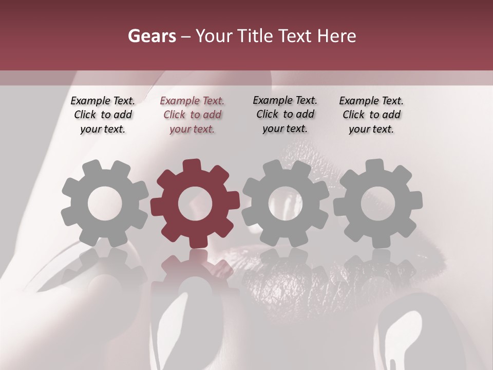 Kiss Sad Erotic PowerPoint Template