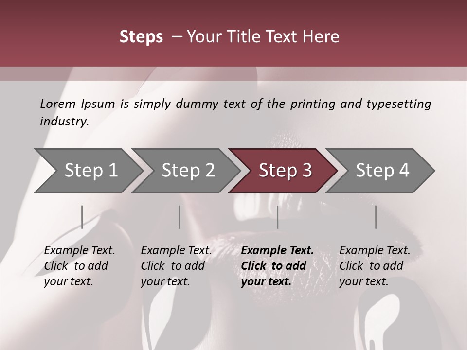 Kiss Sad Erotic PowerPoint Template