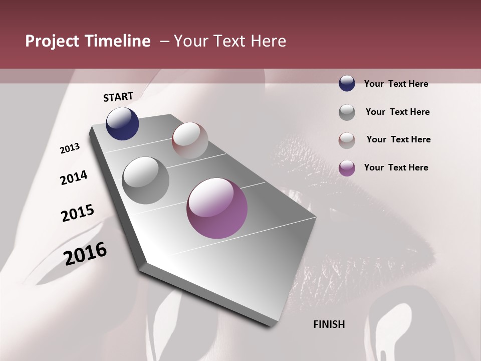 Kiss Sad Erotic PowerPoint Template