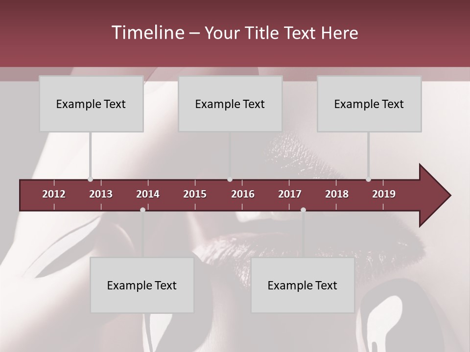 Kiss Sad Erotic PowerPoint Template