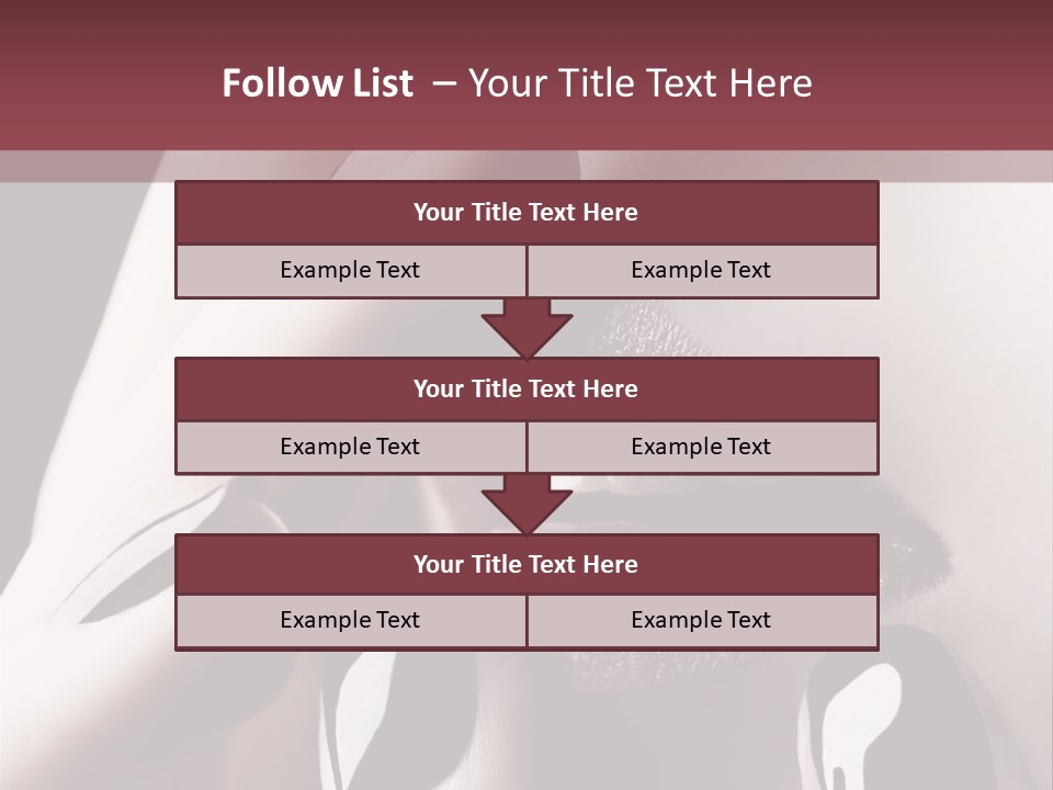 Kiss Sad Erotic PowerPoint Template