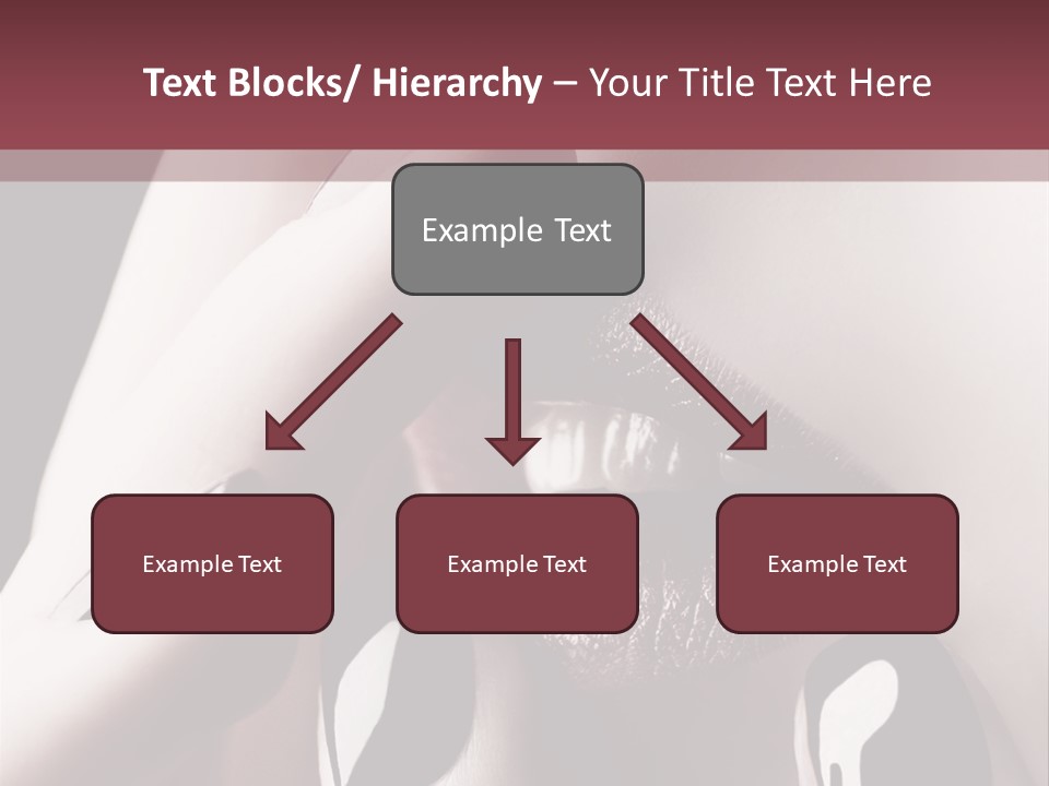Kiss Sad Erotic PowerPoint Template