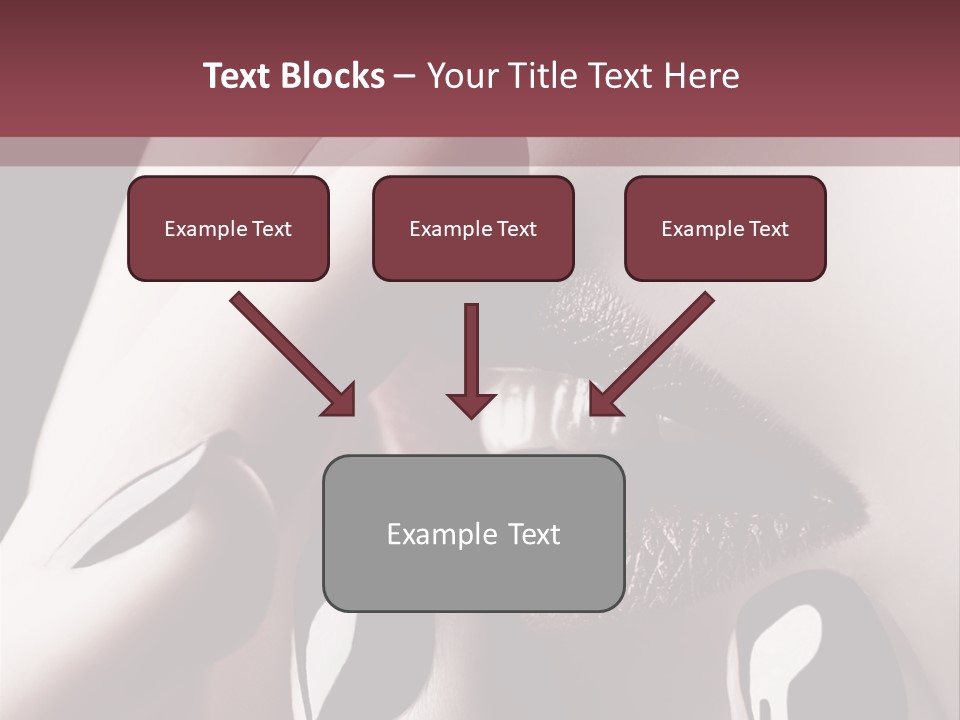 Kiss Sad Erotic PowerPoint Template