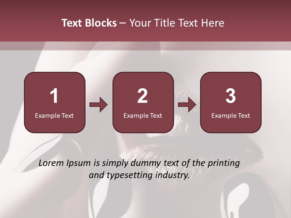 Kiss Sad Erotic PowerPoint Template