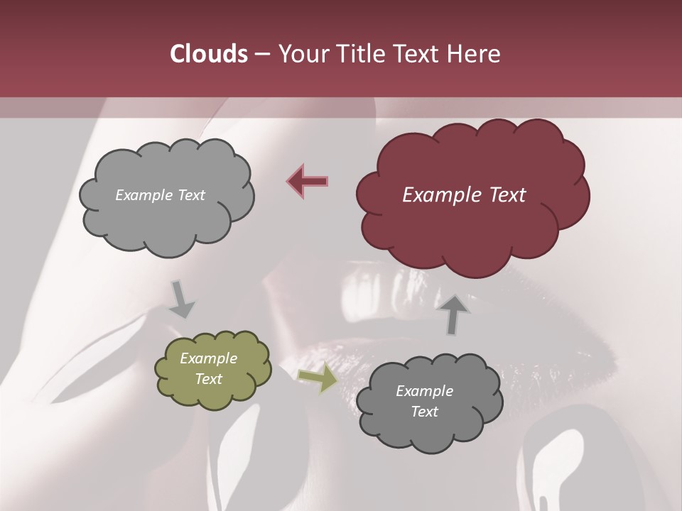 Kiss Sad Erotic PowerPoint Template