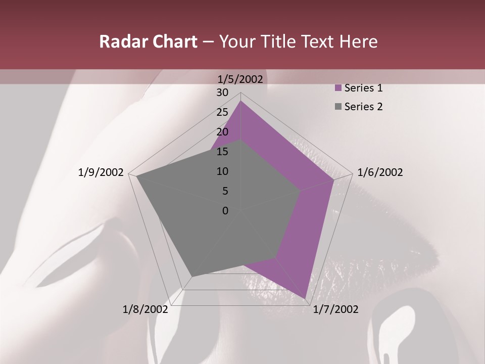 Kiss Sad Erotic PowerPoint Template