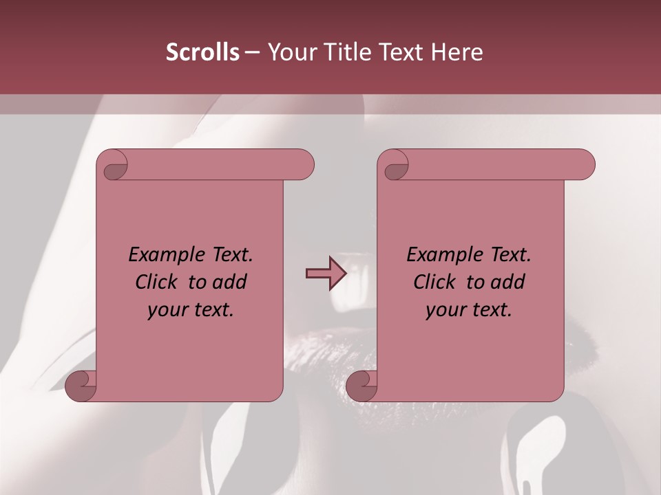 Kiss Sad Erotic PowerPoint Template