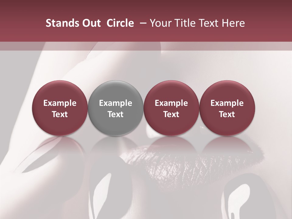 Kiss Sad Erotic PowerPoint Template