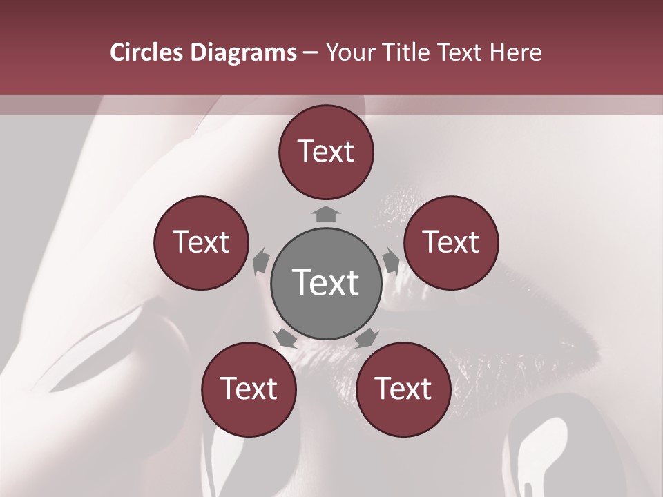 Kiss Sad Erotic PowerPoint Template