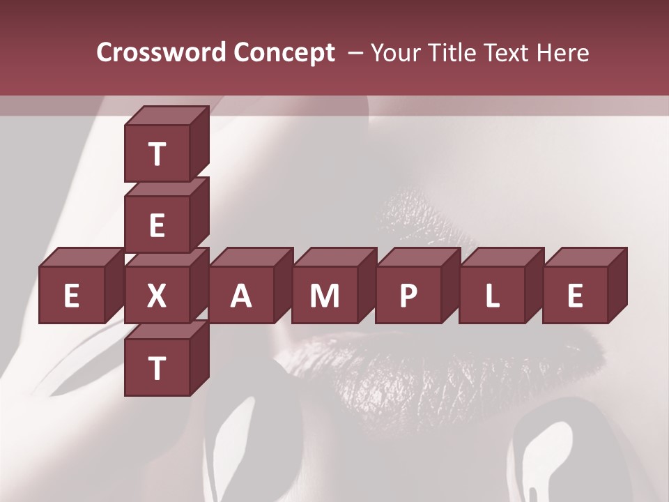 Kiss Sad Erotic PowerPoint Template