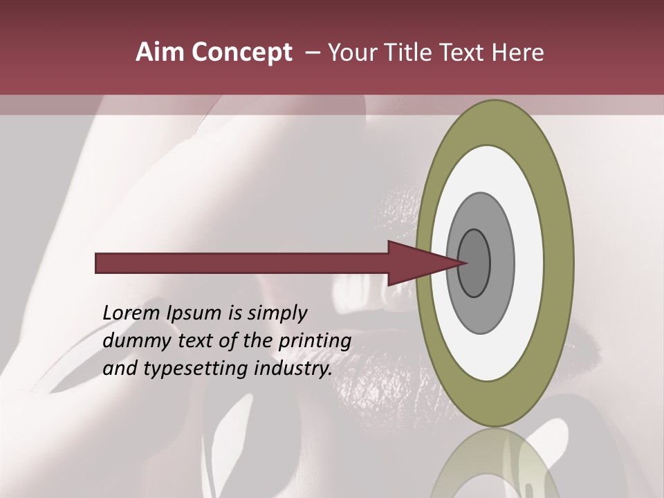 Kiss Sad Erotic PowerPoint Template