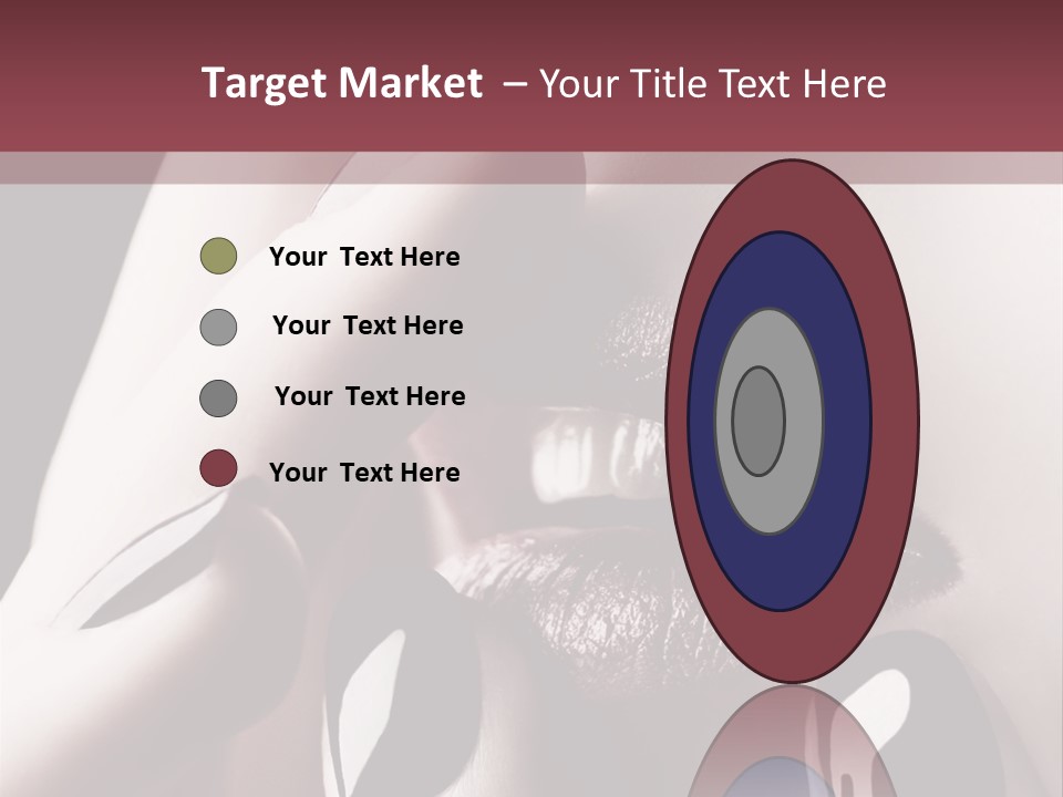 Kiss Sad Erotic PowerPoint Template