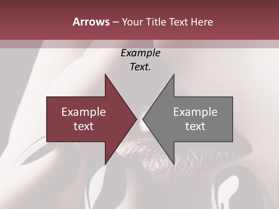 Kiss Sad Erotic PowerPoint Template