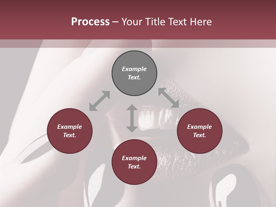 Kiss Sad Erotic PowerPoint Template