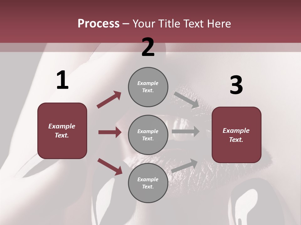 Kiss Sad Erotic PowerPoint Template