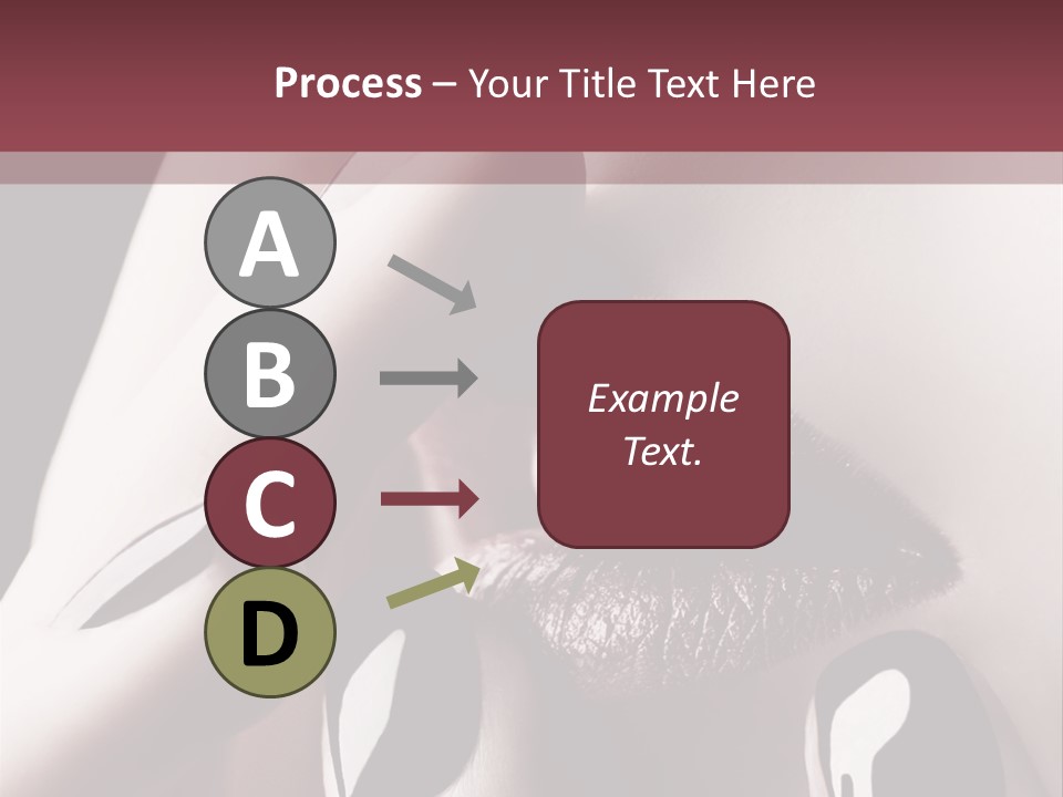 Kiss Sad Erotic PowerPoint Template