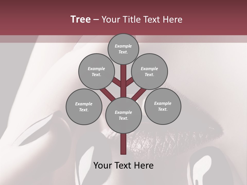 Kiss Sad Erotic PowerPoint Template