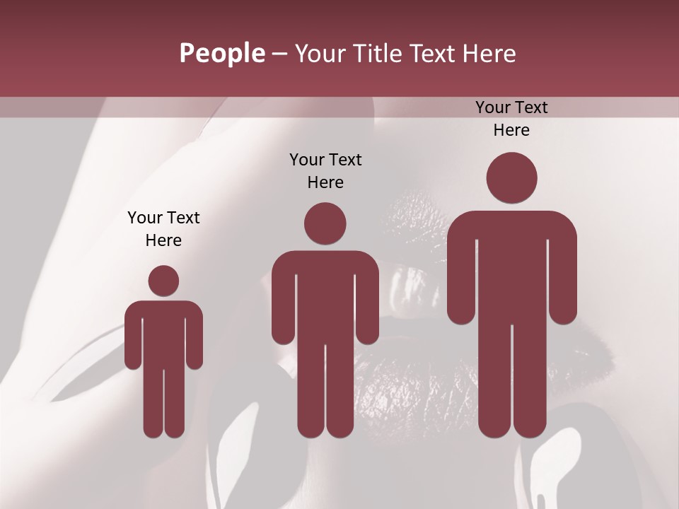 Kiss Sad Erotic PowerPoint Template