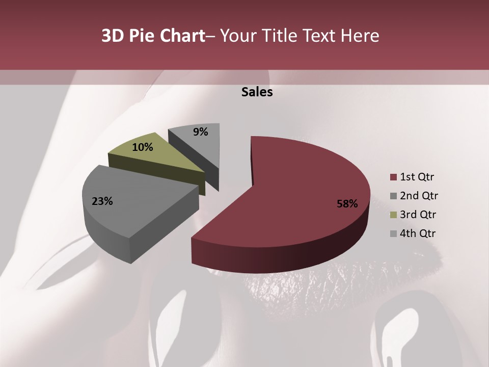 Kiss Sad Erotic PowerPoint Template