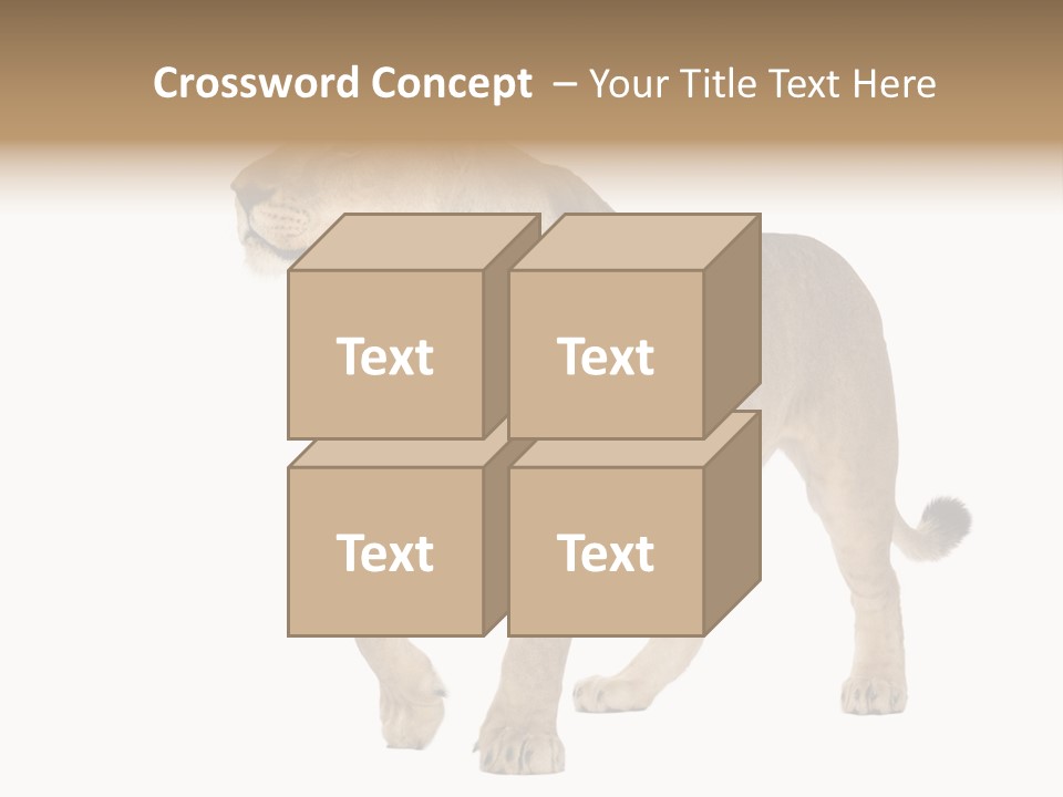 Furry Animal Large PowerPoint Template