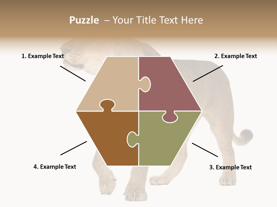 Furry Animal Large PowerPoint Template