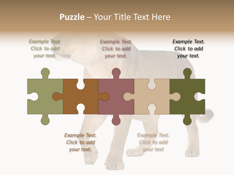 Furry Animal Large PowerPoint Template
