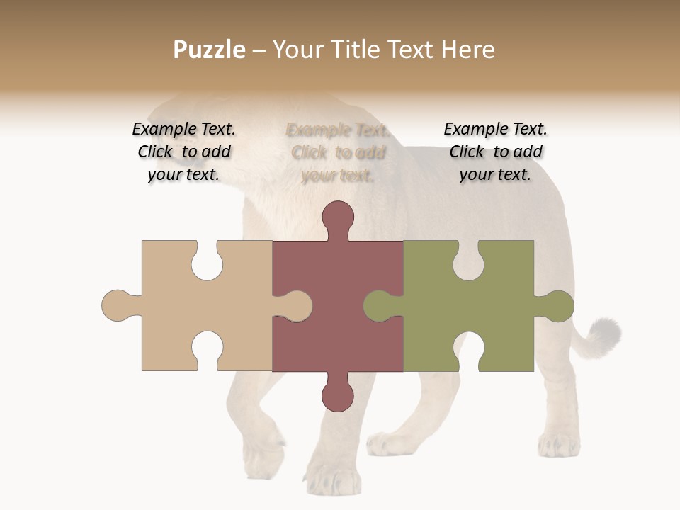 Furry Animal Large PowerPoint Template