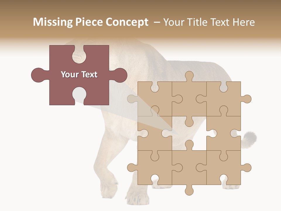 Furry Animal Large PowerPoint Template