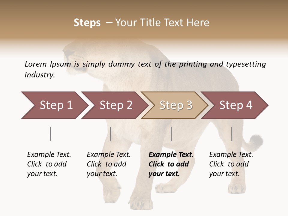 Furry Animal Large PowerPoint Template