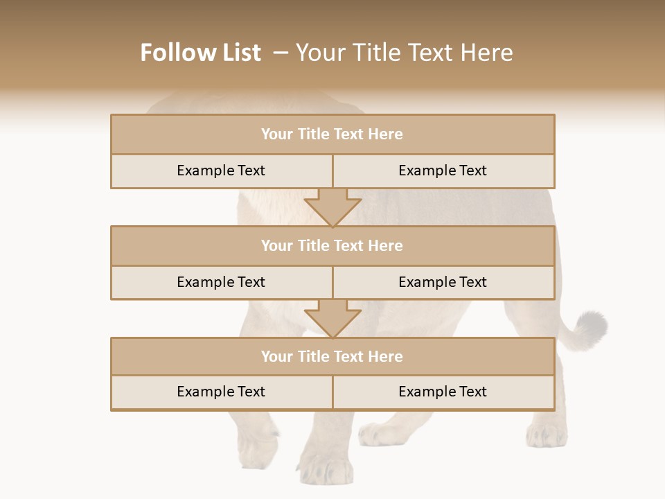 Furry Animal Large PowerPoint Template