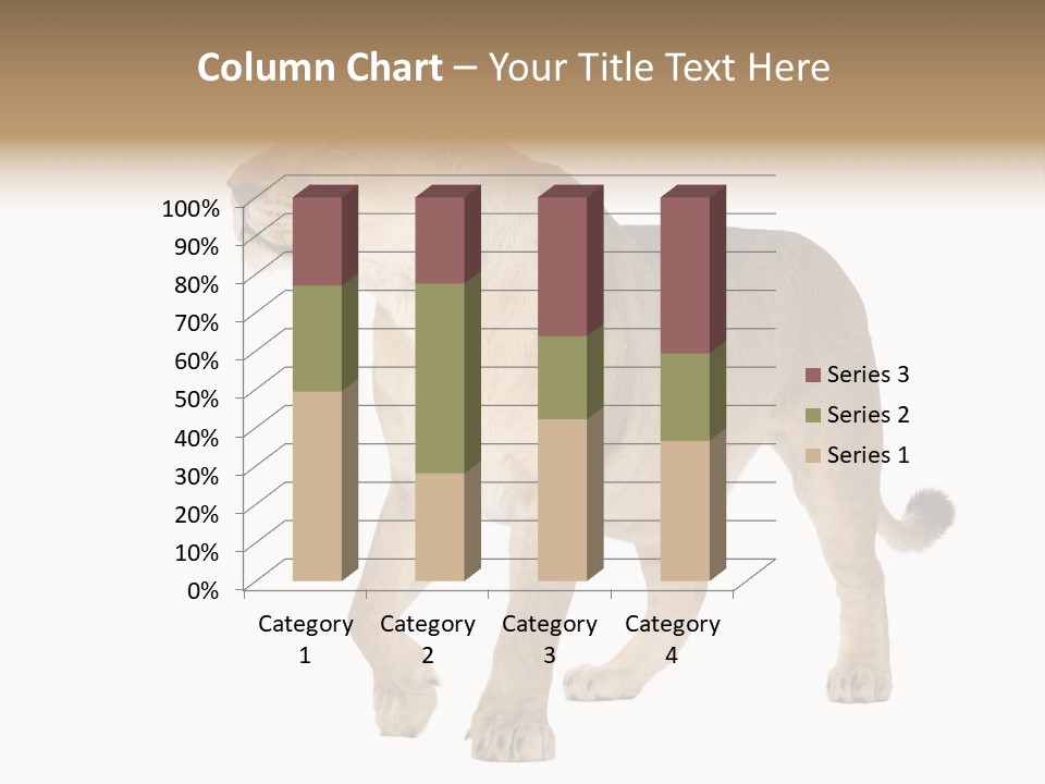 Furry Animal Large PowerPoint Template