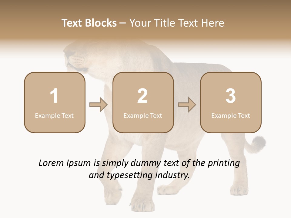 Furry Animal Large PowerPoint Template