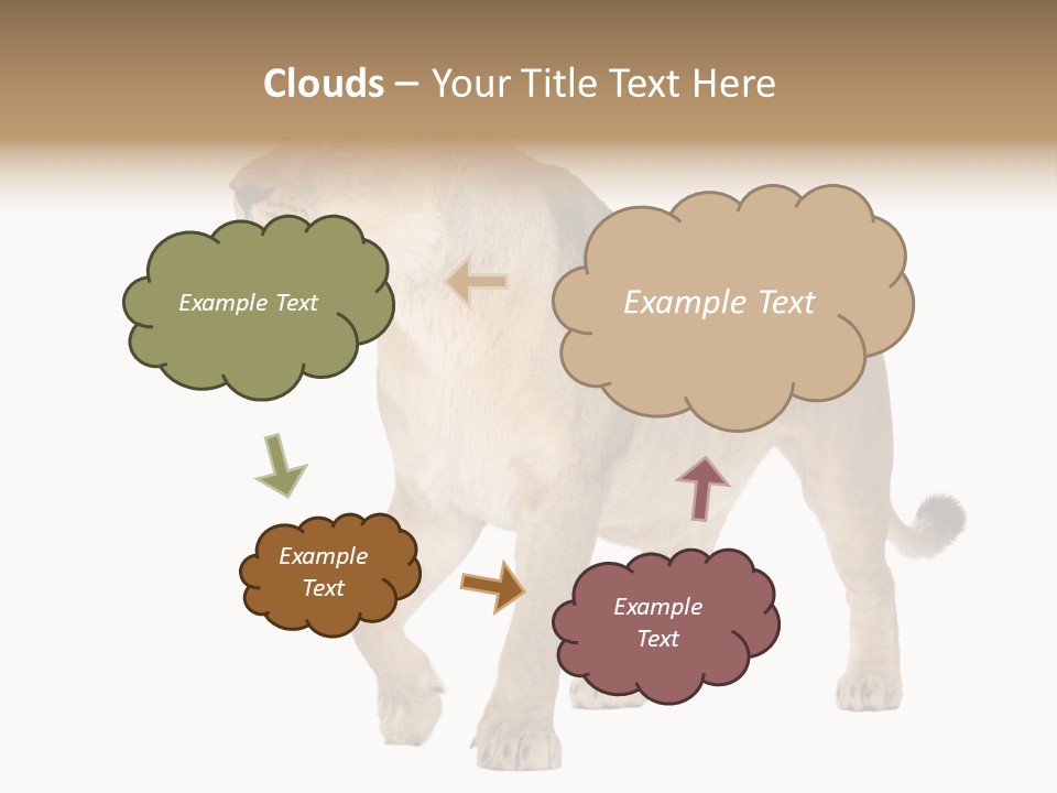 Furry Animal Large PowerPoint Template