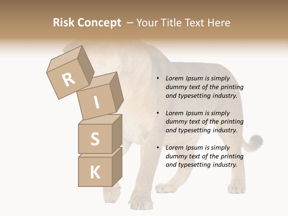 Furry Animal Large PowerPoint Template