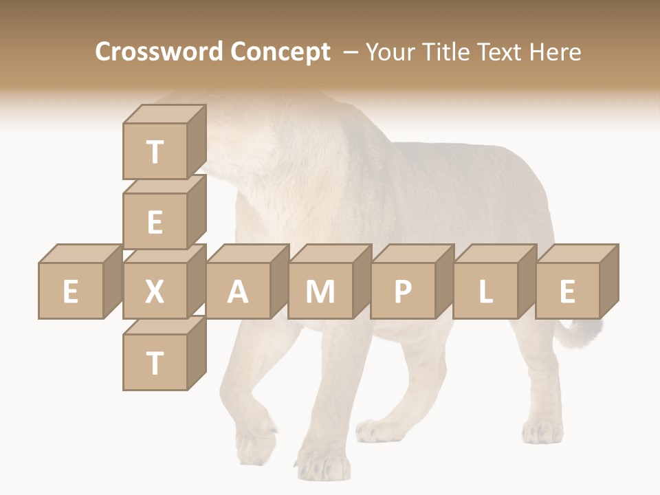 Furry Animal Large PowerPoint Template