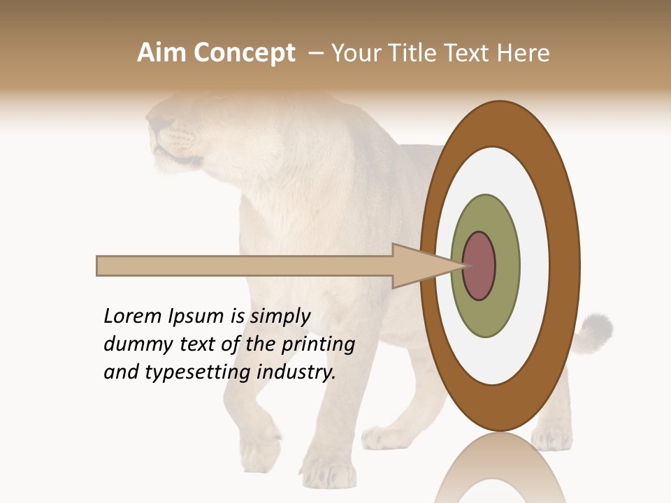Furry Animal Large PowerPoint Template