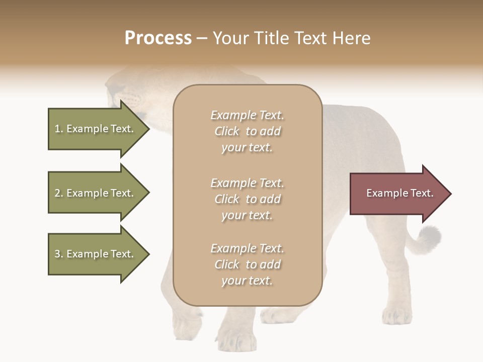 Furry Animal Large PowerPoint Template