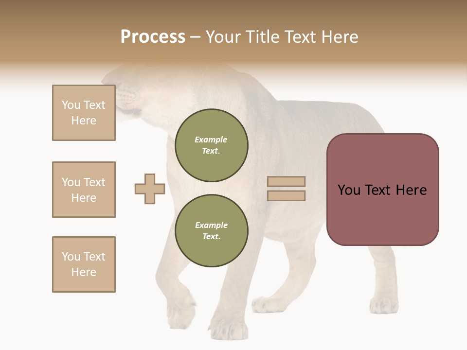 Furry Animal Large PowerPoint Template
