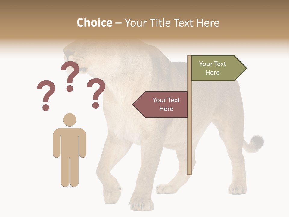 Furry Animal Large PowerPoint Template