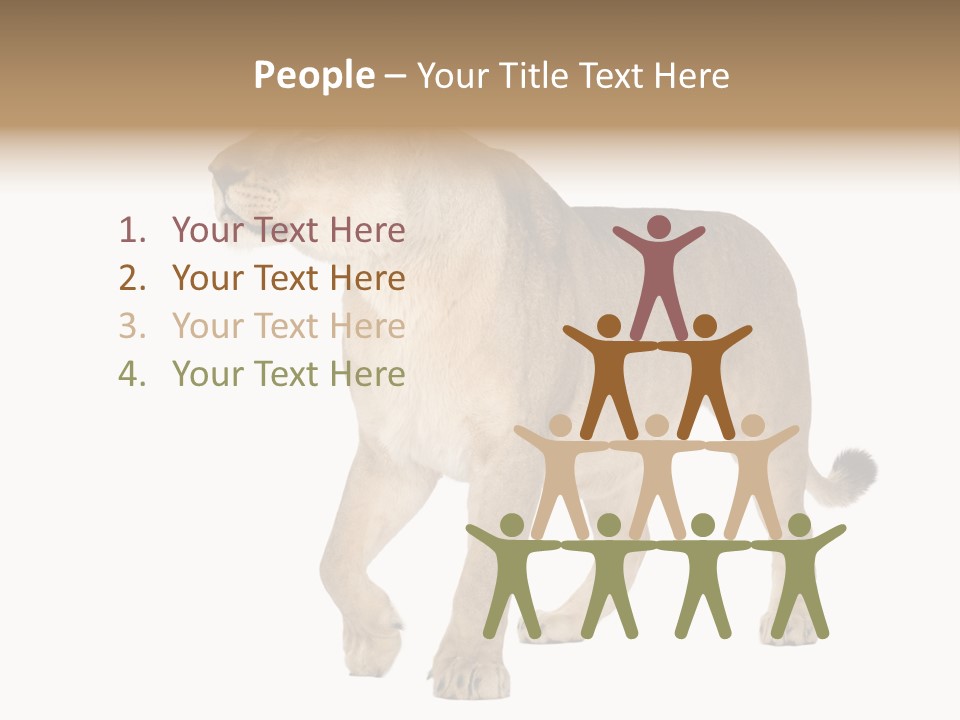 Furry Animal Large PowerPoint Template