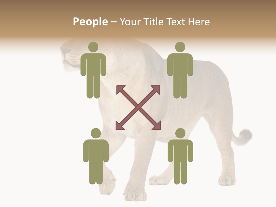 Furry Animal Large PowerPoint Template