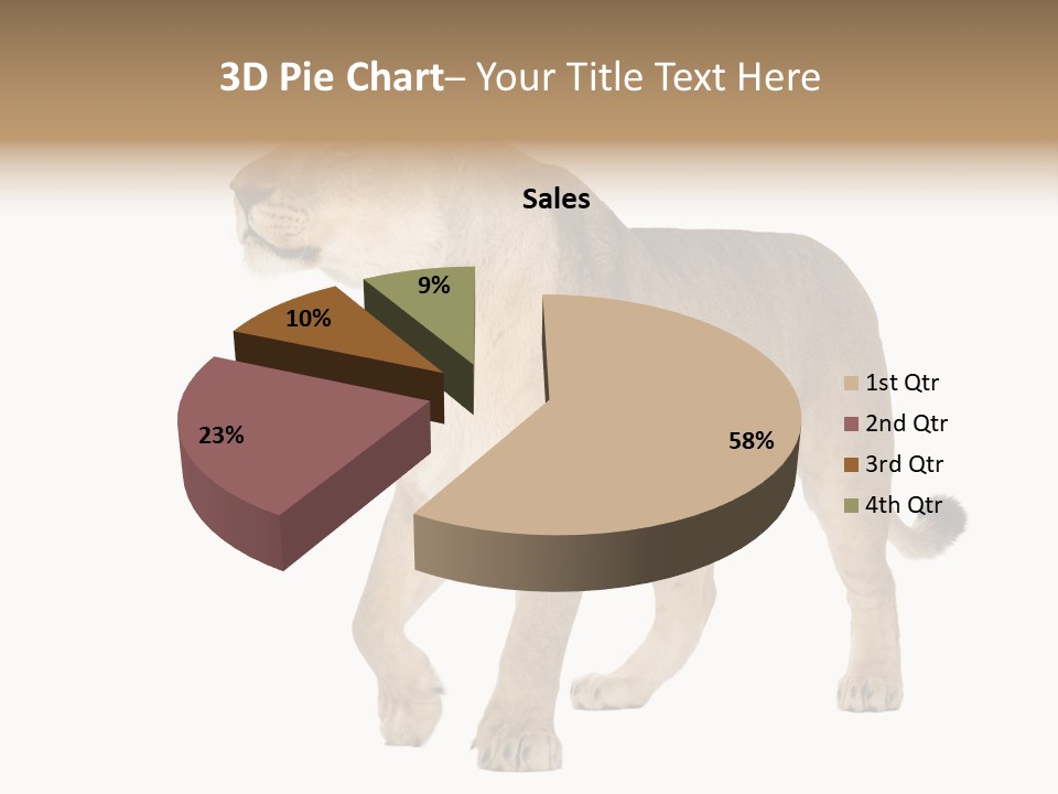 Furry Animal Large PowerPoint Template