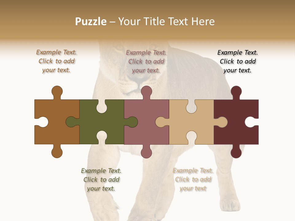 South Africa Creature Animals PowerPoint Template