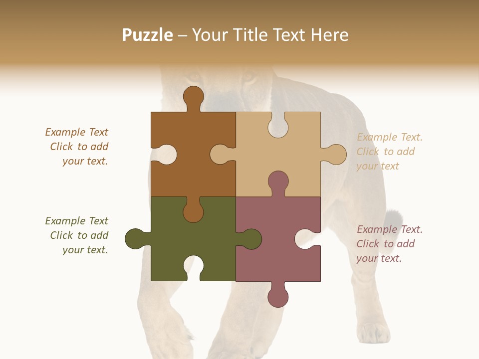 South Africa Creature Animals PowerPoint Template