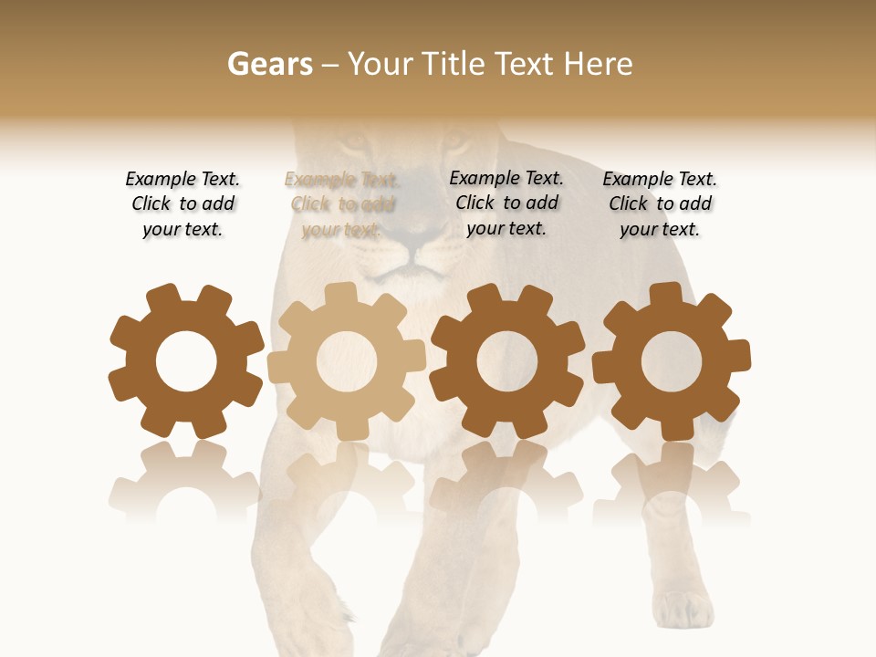 South Africa Creature Animals PowerPoint Template