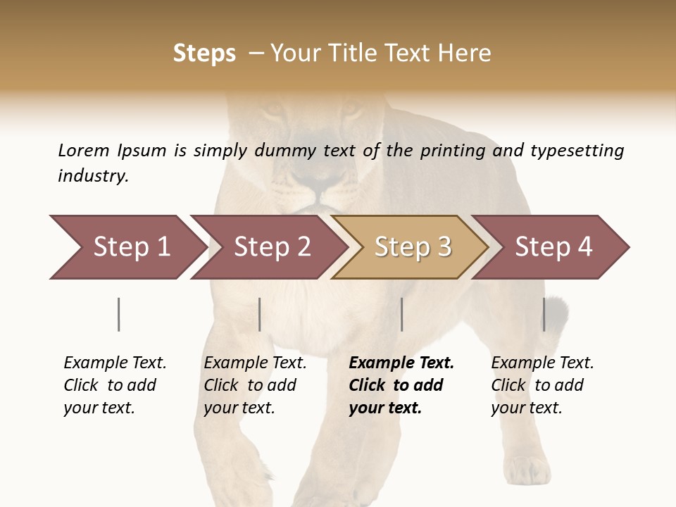 South Africa Creature Animals PowerPoint Template