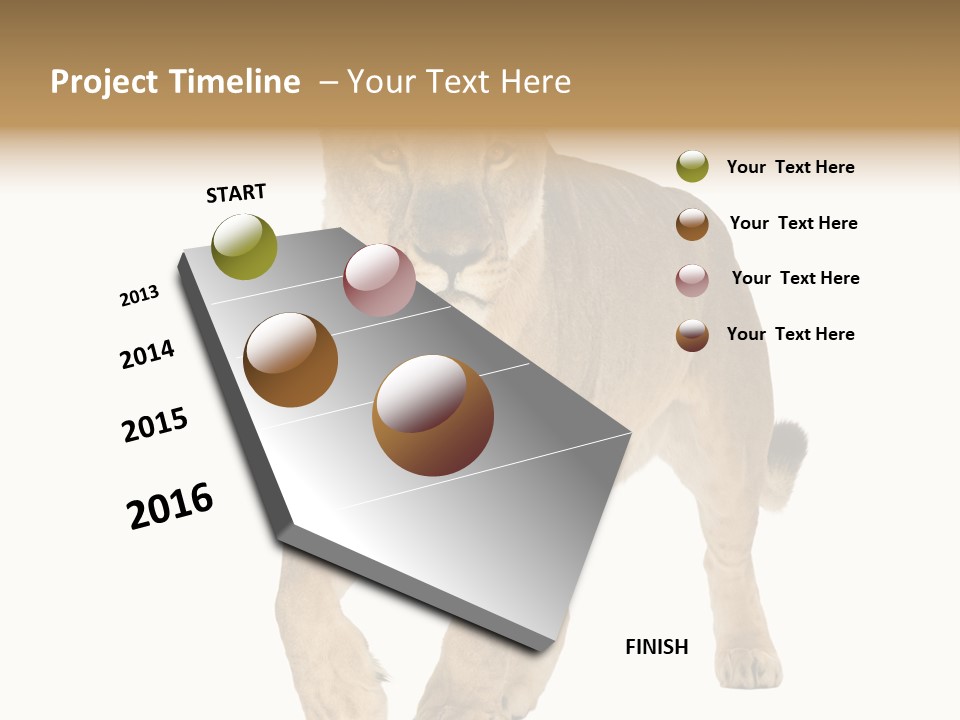 South Africa Creature Animals PowerPoint Template