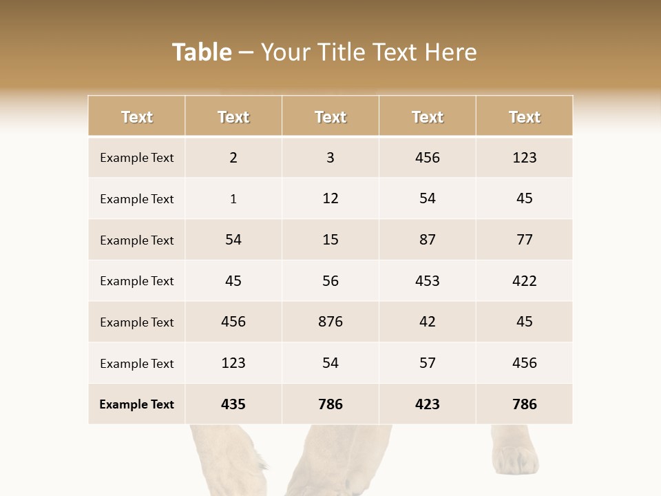 South Africa Creature Animals PowerPoint Template