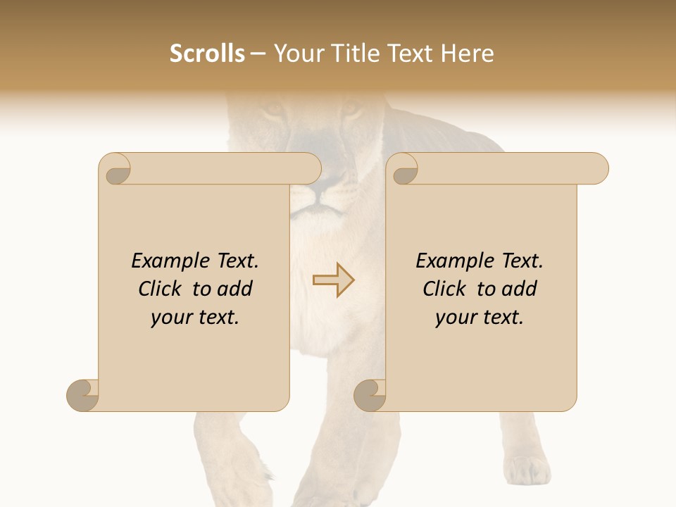 South Africa Creature Animals PowerPoint Template