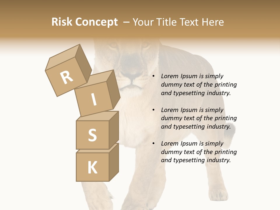 South Africa Creature Animals PowerPoint Template